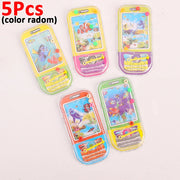 1/3/5pcs Cartoon Fish Pinball Game Board Children's Puzzle Maze Portable Cartoon Pattern Toys Kids Party Interactive Play Toys