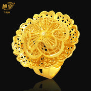 XUHUANG Dubai Gold Color Rings For Women Wedding Africa Bride Indian Fashion Hawaiian Jewelry Party Gifts New Style