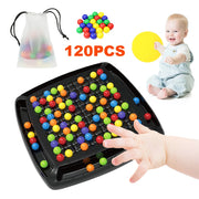 Rainbow Ball Elimination Board Game Fun Rainbow Ball Elimination Color Matching Toy Parent-child Interaction Tabletop Chess Game