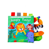 સોફ્ટ બેબી બુક્સ 3D ટચ ફીલ ક્લોથ કરચલીઓ બાળકો માટે સંવેદનાત્મક પ્રારંભિક શિક્ષણ સ્ટ્રોલર રમકડાં શિશુ બાળક માટે 0 3 6 12 મહિના