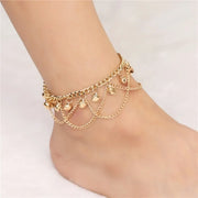 Bohemian Bell Anklet Charms Ankle Bracelet Tassel Anklets For Women Indian Jewelry Beach Foot Bracelet