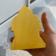 11.5cm Ganesha Elephant Carving Quality Boxwood Indian Thailand Lifelike Lucky Blessing Handle Pieces Decorate Crafts