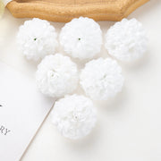 100PCS Artificial Hydrangea Flowers Wholesale Wedding Home Party Room Decoration Christmas Candy Box Fake Silk Scrapbook Plants