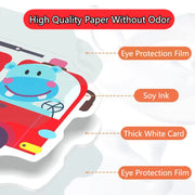 મોન્ટેસરી બેબી શાંત પુસ્તક રમકડાં પ્રારંભિક શિક્ષણ હૂક અને લૂપ સ્ટીકર સેન્સરી ગેમ પેરિશ 3-6 વર્ષનો મારો પહેલો વ્યસ્ત પુસ્તક શીખી રહ્યો છું