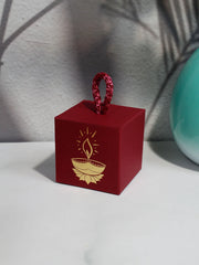 દિવાળી ભારતીય તહેવાર કેન્ડી બોક્સ, ફાનસ ઉત્સવ, પ્રકાશ સાથે અંધકાર દૂર કરો ઉત્સવ કેન્ડી બોક્સ, ચોરસ બોક્સ