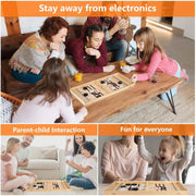 Wooden Billiard Board Game Foosball Winner Games Table Hockey Game Catapult Chess Parent-child Interactive Fun Competitive Toy