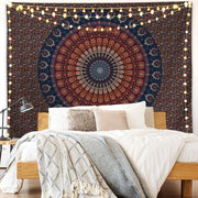 1 Purple Pink Mandala Tapestry Wall Hanging Psychedelic Aesthetic Indian Hippie Wall Decor Bohemian Wall Art Bohemian Home Decor