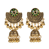Pendientes Gypsy Ethnic Round Bells Indian Jewelry Earrings Vintage Tribe Jhumka Earrings Kolczyki Wedding Jewelry