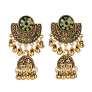 Pendientes Gypsy Ethnic Round Bells Indian Jewelry Earrings Vintage Tribe Jhumka Earrings Kolczyki Wedding Jewelry