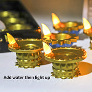 12pcs Electric Water Sensor Candle Flicker Floating Tea Light India oil lamp Led lignt Diwali Festival Decoration Fake candle