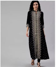 Black Pure Cotton Top, Indian Women's Clothing, Ethnic Style Clothing