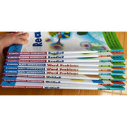 9 પુસ્તકો/સેટ કુમોન દસ્તાવેજ શૈલી શિક્ષણ ગણિત + લેખન + વાંચન કસરત પુસ્તક ધોરણ 1-3 માટે