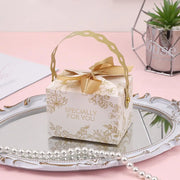 1Pcs Champange Gold Carousel Cardboard Gift Boxes Baby Shower Favors Packaging Boxes Kids Birthday Party Decoration Supplies