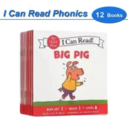 I Can Read Phonics 12 Books/Set My Very First Picture Books English Story Pocket Book for Children Kids Baby Montessori Reading