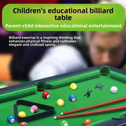 Mini Pool Table Game Tabletop Desktop Sports Billiards Board Party Game Mini Tabletop Set Toy Gift for Parent Child Interactive