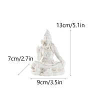 Sandstone Shiva Statue Yoga Figurine Zen Meditation Buddha Decor India Religion Feng Shui Craft  Home Decoration Accessories
