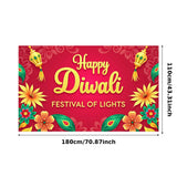 Event Banner Polyester Material Indian Festival Banner Photo Prop Vibrant Colors Holiday Backdrop For Photo Shoot Cultural