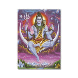 Shiva Parvati Posters Indian Religious Wall Art Canvas Paintings Vishnu Modern Living Room Home Decoration Pictures Frameless
