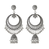Pendientes Gypsy Ethnic Round Bells Indian Jewelry Earrings Vintage Tribe Jhumka Earrings Kolczyki Wedding Jewelry
