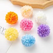 100PCS Artificial Hydrangea Flowers Wholesale Wedding Home Party Room Decoration Christmas Candy Box Fake Silk Scrapbook Plants