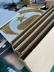 # Hot Sales 3ft Ramadan/eid Wooden Tree Crescent Moon Tree Hotel Mall Window Christmas Tree For SD107