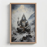 શિવ હિન્દુ ધર્મ શિવજી ભારતીય ભગવાન ધાર્મિક ચિત્રો પોસ્ટર પ્રિન્ટ કેનવાસ પેઇન્ટિંગ વોલ આર્ટ ચિત્રો ઘર રૂમ હિન્દુ સજાવટ