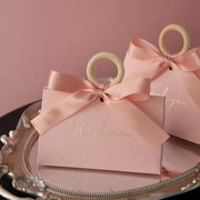 10 Pcs Wedding Candy Box Red Wedding Candy Gift Packaging Box DIY Creative Candy Box Birthday Favors Party Decor