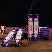 12pcs/box  Indian Incense Satya Nag Champa Line Fragrant Sai Baba Meditation Home Sandalwood Incense