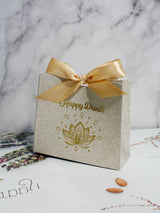 10/20/50pcs Indian Diwali candy box, Halloween, glitter powder，silver powder， Three exquisite styles of ribbon packaging