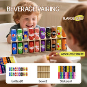 New Bottle Guessing Beverage Match Match Memory Exercise Logical Thinking Reasoning Board Game Beneficial Intelligence Toy