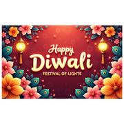 Event Banner Polyester Material Indian Festival Banner Photo Prop Vibrant Colors Holiday Backdrop For Photo Shoot Cultural