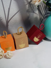 દિવાળી ભારતીય તહેવાર કેન્ડી બોક્સ, ફાનસ ઉત્સવ, પ્રકાશ સાથે અંધકાર દૂર કરો ઉત્સવ કેન્ડી બોક્સ, ચોરસ બોક્સ