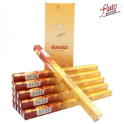 ફ્લુટ ઈન્ડિયા સ્ટિક ધૂપ સફેદ ઋષિ ચંદન કુદરતી ઘરગથ્થુ ઇન્ડોર સ્વચ્છ હવા ભારતીય ધૂપ લાકડીઓ હાથથી બનાવેલ ધ્યાન