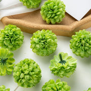 100PCS Artificial Hydrangea Flowers Wholesale Wedding Home Party Room Decoration Christmas Candy Box Fake Silk Scrapbook Plants