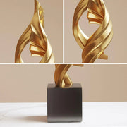 Abstract Art Statue Crafts Modern Creative Resin Desktop Sculpture for Bedroom Bookshelf Cabinets Shelf House Home Office