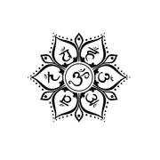 7 Chakras Symbols Vinyl Stickers Car Window Decor, Namaste Mandala Meditation Wall Decals Yoga Room Home Decoration Mural Decal