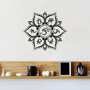 7 Chakras Symbols Vinyl Stickers Car Window Decor, Namaste Mandala Meditation Wall Decals Yoga Room Home Decoration Mural Decal