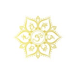 7 Chakras Symbols Vinyl Stickers Car Window Decor, Namaste Mandala Meditation Wall Decals Yoga Room Home Decoration Mural Decal